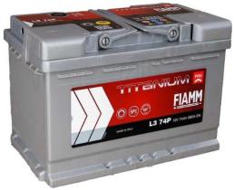 FIAMM L374P - BAT FIAMM TITANIUM PRO 12V 74AH 680A + DCHA