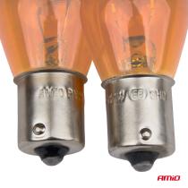 AMIO ACCESORIOS 03352 - BOMBILLAS HALOGENAS PY21W BAU15S 12V AMBER 2UNID. BLISTER